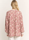 Cozy In Floral Top