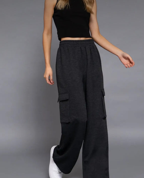 Charcoal Cargo Pants