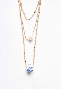 Blue Garden Necklace
