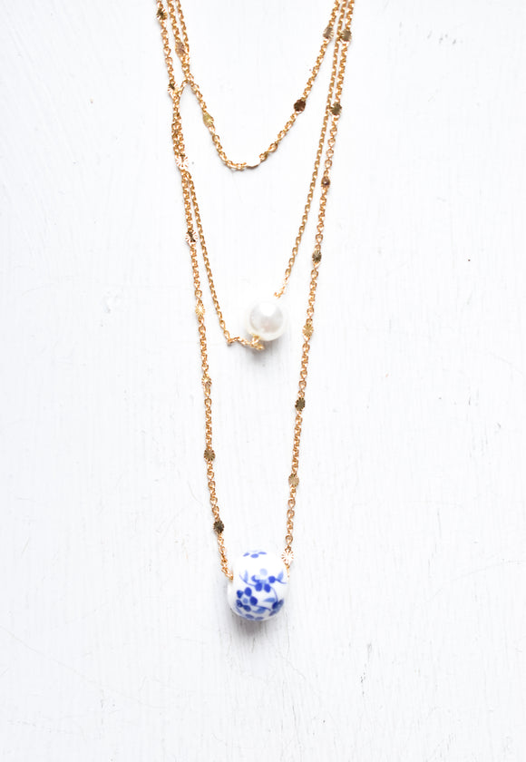 Blue Garden Necklace