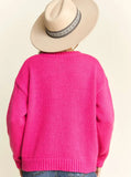 Pink Bloom Sweater