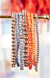 Orange Beaded Bracelet Set