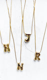 Bubble Initial Necklace