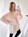 Checkered Pink Sweater