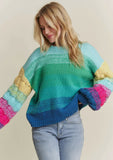 Bright Ombré Sweater