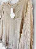 Cozy Waffle Knit Top