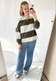 Olive Tree Slouchy Top