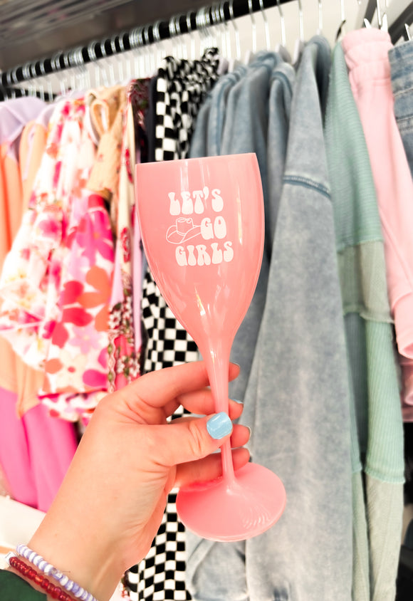 Let’s Go Girls Champagne Flute