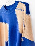 Royal Color Block Sweater