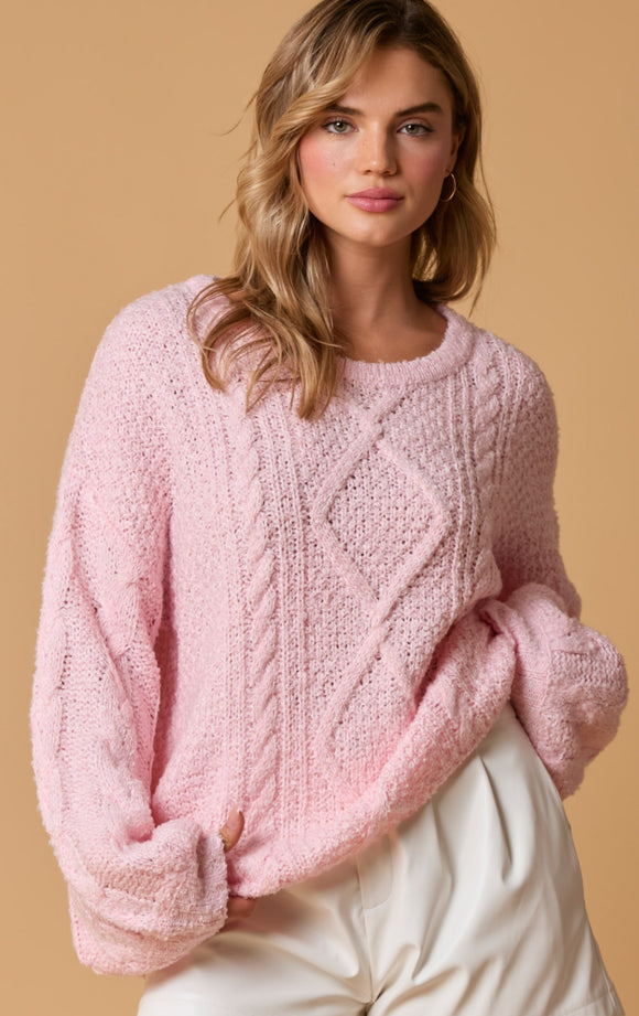 Pretty In Pink Sweater