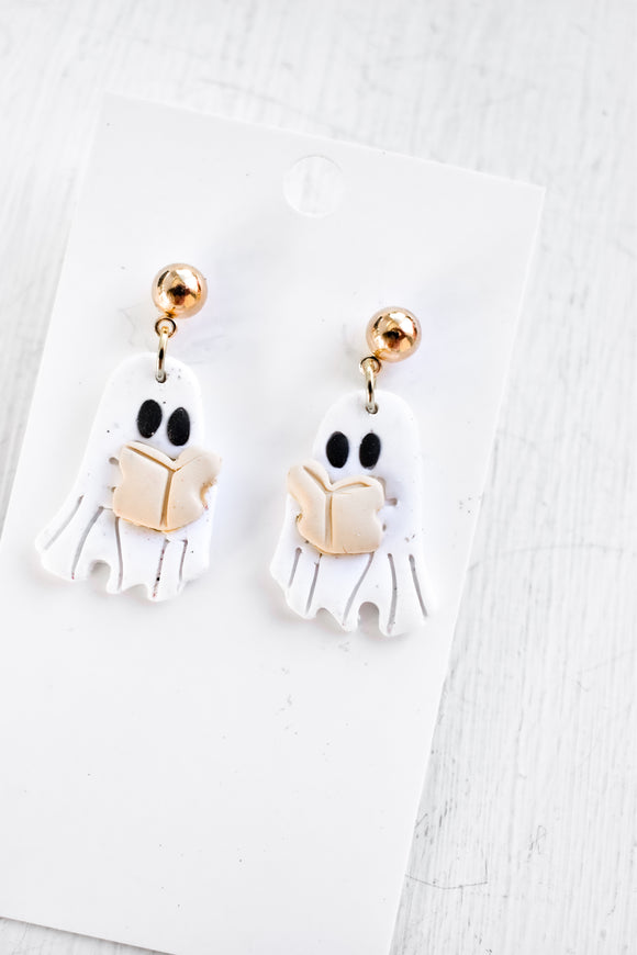 Reading Ghost Earrings