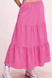 Bubble Pink Maxi Skirt