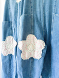 Petal Patchwork Overalls