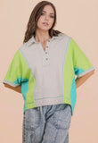 Neon Color Block Top