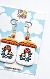 Retro Mushroom Earrings
