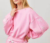 Pink Coquette Crewneck