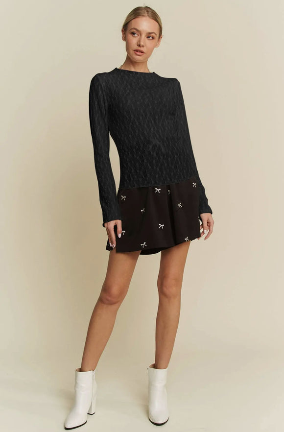 Embroidered Lace Top