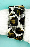 Leopard Seed Bead Bracelet