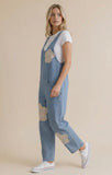 Petal Patchwork Overalls