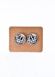 Glass Stud Earrings