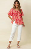Bubble Floral Blouse
