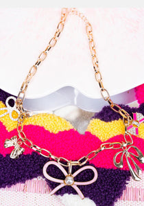 Bow Charm Necklace