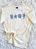 Embroidered Seashell Tee