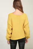 Mustard Knit Sweater