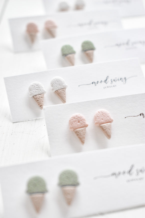 Ice Cream Stud Earrings