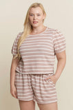 Sweet In Stripes Lounge Set
