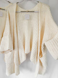 Cream Chenille Cardigan