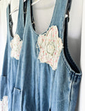 Petal Patchwork Overalls