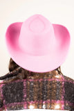 Pink Felt Hat