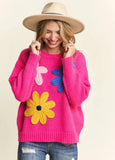 Pink Bloom Sweater