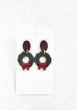 Christmas Wreath Earrings