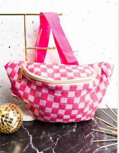 Checkered Waist Bag