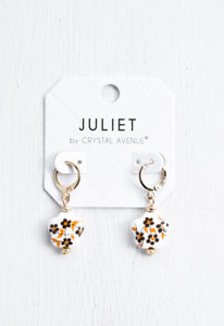 Autumn Bloom Huggie Hoops