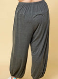 Charcoal Knit Joggers