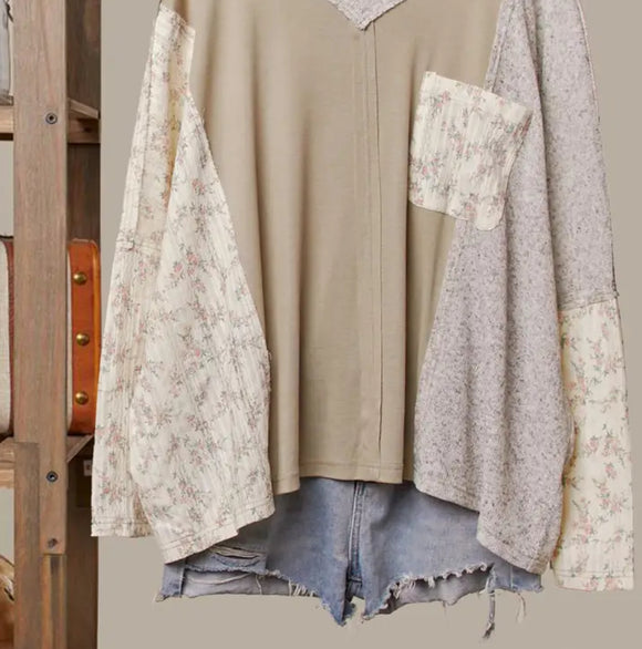 Vintage Patchwork Top