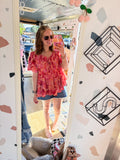 Bubble Floral Blouse