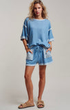 Something Blue Shorts Set