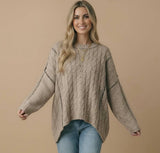Charming Cable Knit Sweater