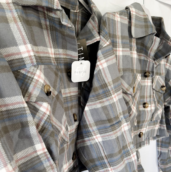 Fall Vibes Plaid Jacket