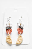 Floral Fruit Earrings