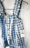 Gingham Blue Set