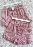 Pink Ruffled Shorts