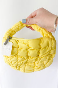 Yellow Cloud Mini Handbag