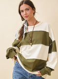 Olive Tree Slouchy Top
