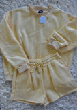 Butter Yellow Shorts Set