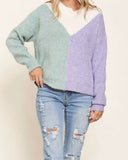 Chic Colorblock Sweater